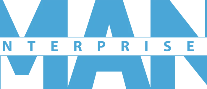 Man Besi Enterprise – Logo Perusahaan Pembinaan & Industri Besi | Gambar Resolusi Tinggi