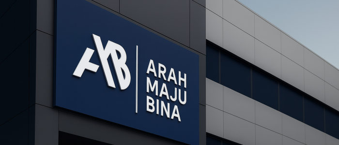 Tag Arah Maju Enterprise – Logo Profesional & Dinamik untuk Bisnes Berjaya